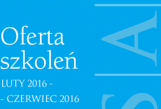 Zdjęcie okładki oferty szkoleń luty 2016 - czerwiec 2016